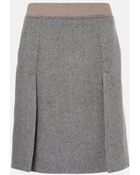 Sportmax - Riga Tweed Midi Skirt - Lyst
