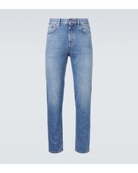 ZEGNA - High-Rise Straight Jeans - Lyst