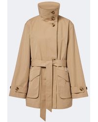 Varley - Celina Belted Cotton-Blend Jacket - Lyst