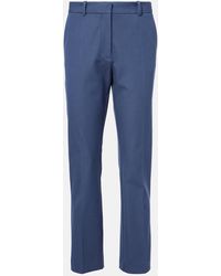 JOSEPH - Coleman Cropped Gabardine Slim Pants - Lyst