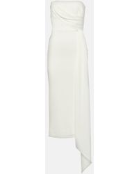 Alex Perry - Bridal Midikleid Aus Crepe - Lyst