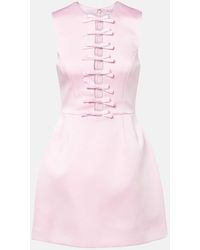 Rebecca Vallance - Vestido Corto Aymee Con Lazo - Lyst