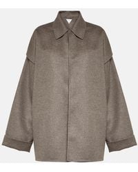 Bottega Veneta - Oversize-Mantel aus Wolle und Kaschmir - Lyst