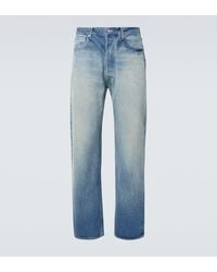 AURALEE - Faded Wide-Leg Jeans - Lyst