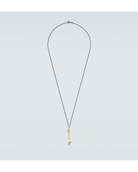 Ileana Makri - Divine Mechanics 18Kt Pendant Necklace With Diamonds - Lyst