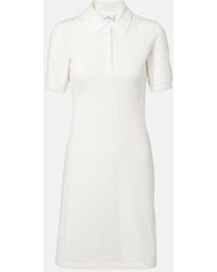 Courreges - Cotton Pique Polo Dress - Lyst