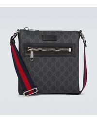 gucci side bolsa mens black