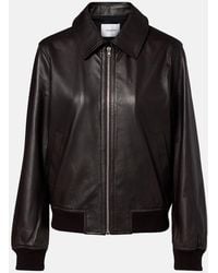 Yves Salomon - Hooded Leather Blouson Jacket - Lyst