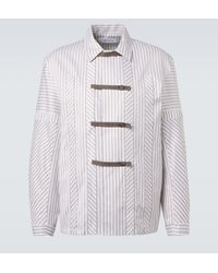Kiko Kostadinov - Kyan Striped Cotton Poplin Shirt - Lyst