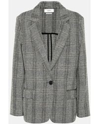 Isabel Marant - Charly Checked Wool Blazer - Lyst