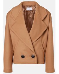 Stella McCartney - Cropped Wool Peacoat - Lyst