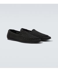 Dolce & Gabbana - Woven Loafers - Lyst