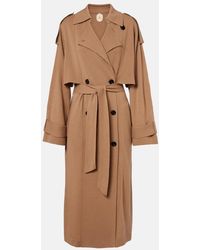 Jardin Des Orangers - Belted Wool And Cashmere Trench Coat - Lyst