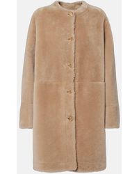 Agnona - Abrigo De Borrego - Lyst