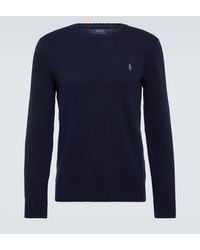 Polo Ralph Lauren - Logo Wool And Cashmere Sweater - Lyst