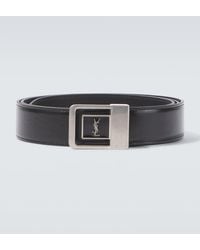 Saint Laurent - La 66 Leather Belt - Lyst
