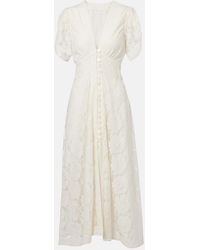 RIXO London - Novara Floral Cotton-Blend Maxi Dress - Lyst