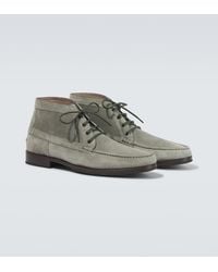 Manolo Blahnik - Rhinebeck Suede Desert Boots - Lyst
