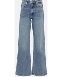 7 For All Mankind - Jeans flared Lotta a vita alta - Lyst