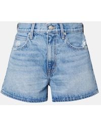 SLVRLAKE Denim - Mila Mid-Rise Denim Shorts - Lyst