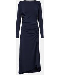 Veronica Beard - Gathered Midi Dress - Lyst
