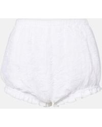 ShuShu/Tong - Ruffled Shorts - Lyst