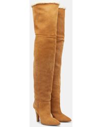Paris Texas - Elsa 100 Suede Over-The-Knee Boots - Lyst