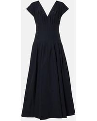 Jonathan Simkhai - Midikleid Nina Aus Einem Baumwollgemisch - Lyst