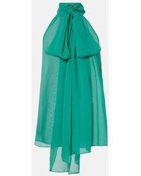 Tom Ford - Halterneck Silk Georgette Top - Lyst