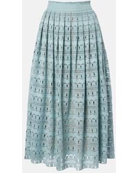 Elie Saab - Knitted Maxi Skirt - Lyst
