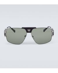 Versace - Medusa Aviator Sunglasses - Lyst