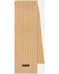 Patou - Ribbed-knit Wool And Cashmere Scarf - Lyst