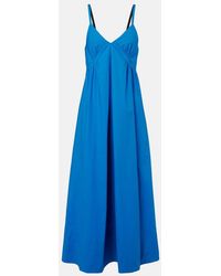 Proenza Schouler - Label Barker Cotton Poplin Maxi Dress - Lyst