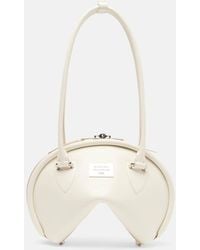 Acne Studios - Schultertasche Bowlina Small Aus Leder - Lyst