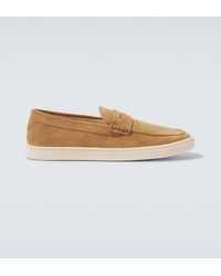 Brunello Cucinelli - Suede Loafers - Lyst
