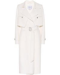 Max Mara Manteau Gianna en laine et cachemire - Blanc