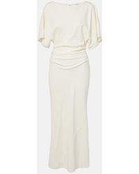STAUD - Midikleid Amelie Aus Crepe - Lyst