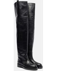 Paris Texas - Leather Over-The-Knee Boots - Lyst