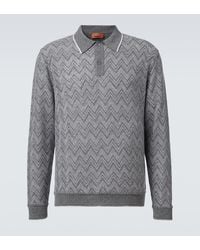 Missoni - Zigzag Cashmere Polo Sweater - Lyst