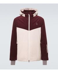 Brunello Cucinelli - Hooded Cotton Corduroy Ski Jacket - Lyst