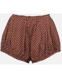 Posse - Edie Polka-Dot Shorts - Lyst