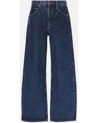 Agolde - Low Curve Mid-Rise Barrel-Leg Jeans - Lyst