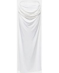 Magda Butrym - Draped Jersey Maxi Skirt - Lyst
