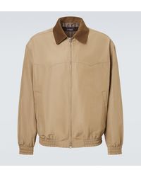 Comme des Garçons - Corduroy-Trimmed Blouson Jacket - Lyst