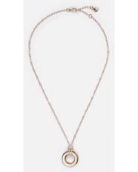 Pomellato - Iconica 18Kt Rose Pendant Necklace With Diamonds - Lyst