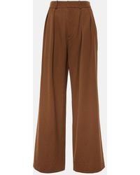 Wardrobe NYC - Low-Rise Wool Wide-Leg Pants - Lyst