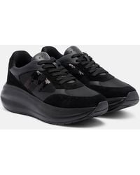 Hogan - Maxi I Active Suede-Trimmed Sneakers - Lyst