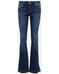 AG Jeans - Low-Rise Bootcut Jeans - Lyst