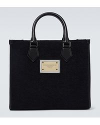 Dolce & Gabbana Tote Bag aus Canvas - Schwarz