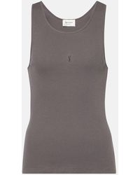 Saint Laurent - Cassandre Tank Top - Lyst